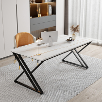 Nordic Light Luxury Rock Desk Simple Modern Computer Desk Small Household Bedroom Writing Desk Desk