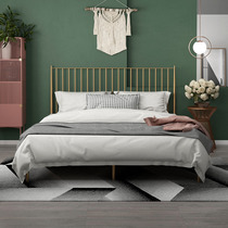 Eurostyle modern minimalist environmental princess iron art bed iron frame double single adult children 1 2 1 5 1 1 8 m