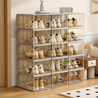 Durable Shoe Box, Transparent Shoe Storage Organizer, Plastic Acrylic Storage Box, Shoe Cabinet, Shoe Rack, Storage Box, Space-Saving