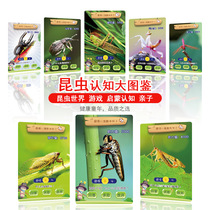 Insect card 110 cards do not repeat childrens puzzle early education cognitive flash card card not rotten