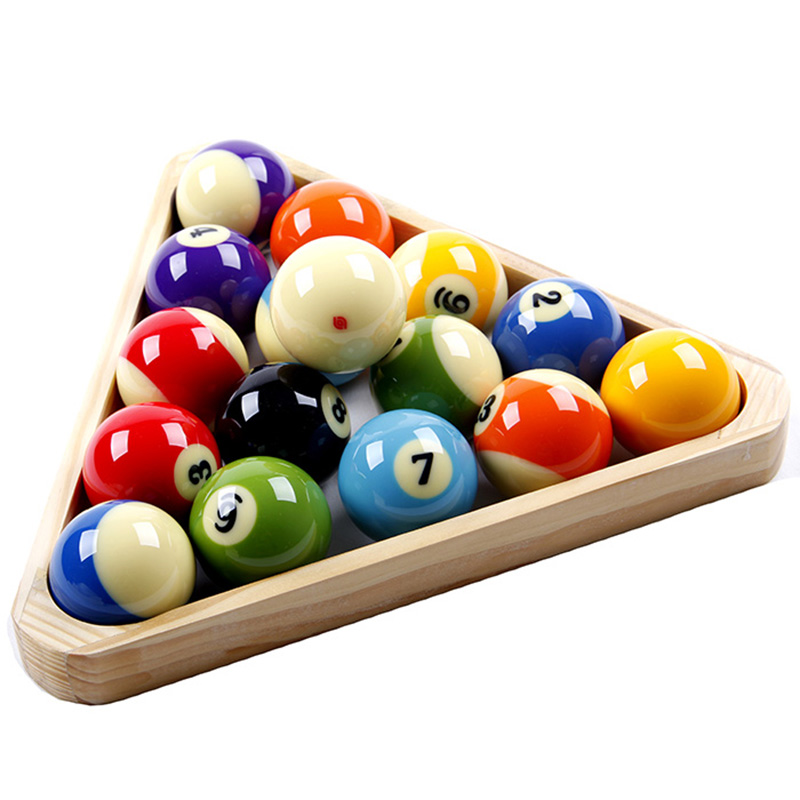 Solid wood billiards triangle swing rack billiards black eight set ball box snooker ball swing box supplies accessories