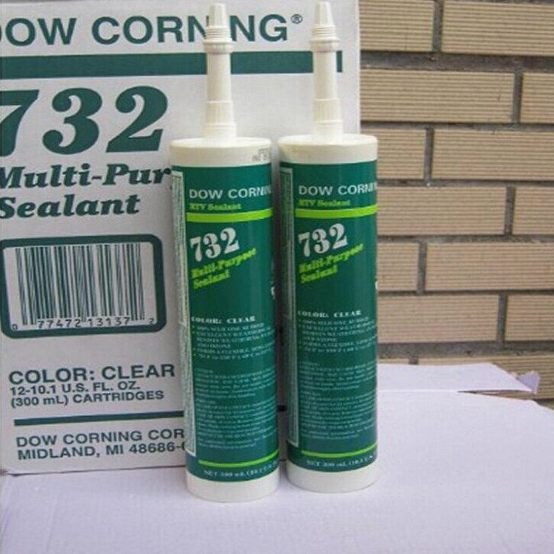 道康宁dc732硅胶耐高温胶水密封硅胶玻璃胶道康宁732硅胶300ML/支