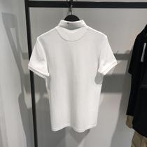 Time Tide Streaming Mens Summer New Jersey Business Casual BBA2B3 Brief Embroidery Embroidered Short Sleeve Shirt Cotton