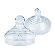 Germany imported NUK natural mother feeling porous ultra-wide mouth silicone pacifier 0-6-18 months anti-flatulence pacifier