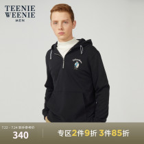 TeenieWeenie bear mens Korean version of casual fashion hooded sweater 2021 spring new mens top