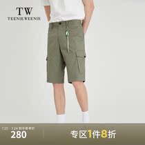 TeenieWeenie Bear mens casual multi-pocket five division shorts 2021 summer pants Xinjiang cotton