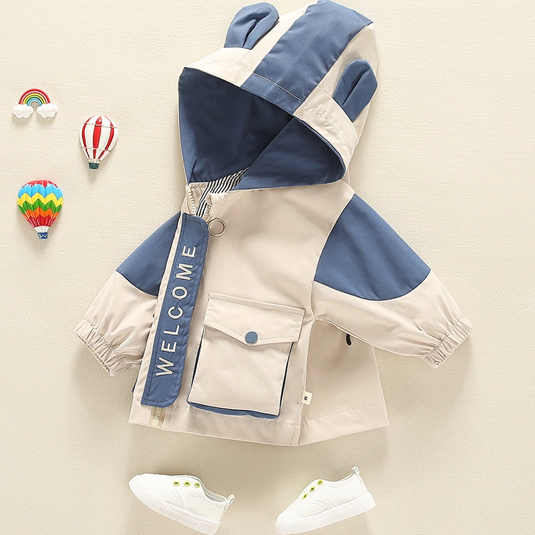 British Dhwa Boys' Jacket, Autumn Style, Stylish Children's Windbreaker, Boys' Jacket, Autumn Baby Clothing