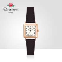 Rosemont Park Min Young with belt square retro simple ins style waterproof Brand Watch Women