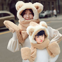 Childrens hats 2020 Winter with ears Hood Children Winter Cute Teenage Girl Girl Hat Autumn Winter Great Boy