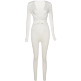 Женская комбинезон с длинным рукавом Bodycon Club -wear One Pie