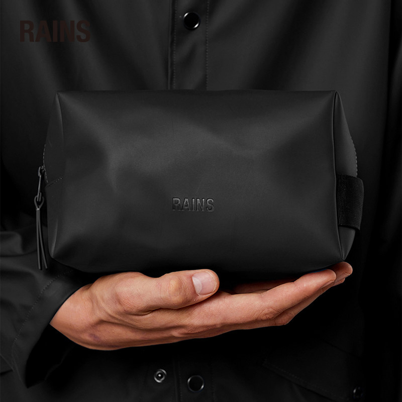 Rains Wash Bag Small Small Wash Bag Waterproof Carrying Makeup Bag Men's and Women's Travel Storage Bag