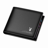 Playboy, короткий бумажник, сумка, тонкий кошелек, из натуральной кожи, коллекция 2021, подходит для студента