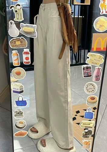 Весенние летние сексуальные приталенные штаны, высокая талия, свободный прямой крой