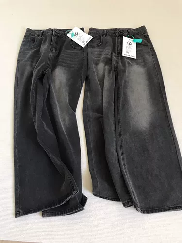 Ретро демисезонные прямые свободные джинсы, штаны, приталенные леггинсы, свободный прямой крой