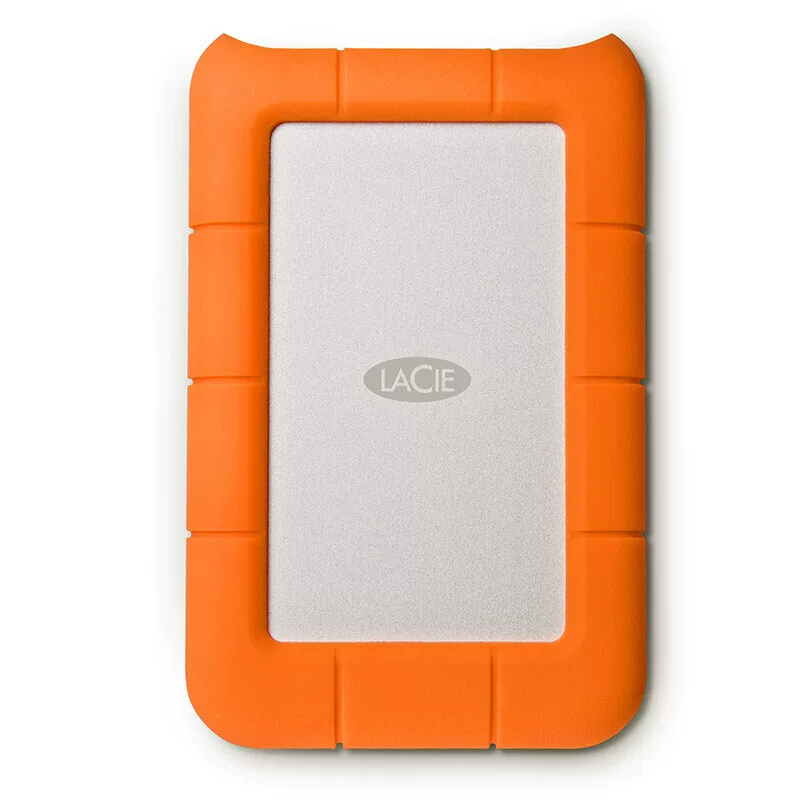[雷孜LaCie2TB移动硬盘Rugged Mini USB3.0/Type-C兼容雷电3/4三防]