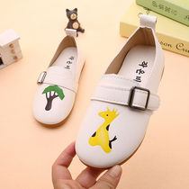 Girl shoes 2020 Spring and Autumn soft sole princess shoes Korean students single shoes baby childrens shoes girl Bean shoes men