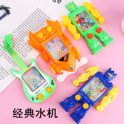 Robot Collar Circle Water Machine Children Nostalgic Puzzle 90 Childhood Ferrule Machine Kindergarten Gift Console Toy