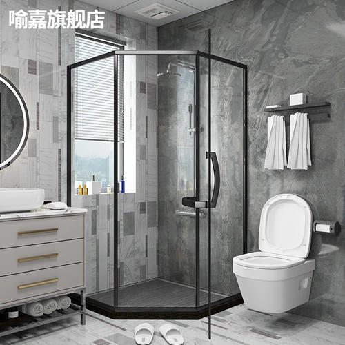 Алмазная душевая комната сухой мокрое разделение.