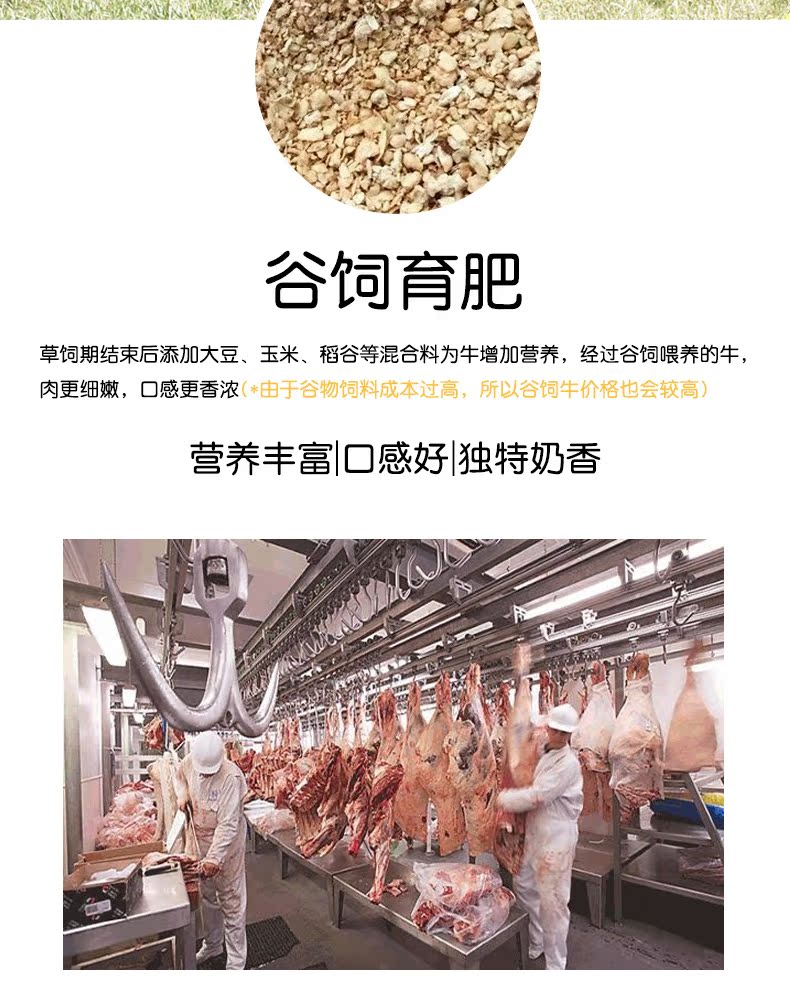 澳洲进口 原切无腌制 谷饲西冷牛排 厚切安格斯牛 6片共1200克 图10