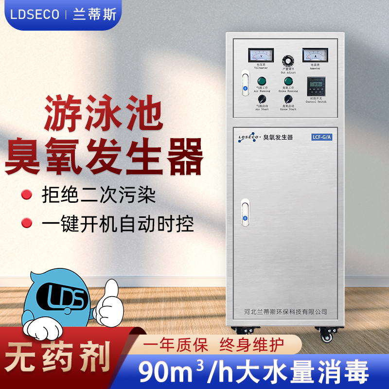 Landis swimming pool water ozone sterilizer pure water living water decolorization deodorization 50g ozone generator