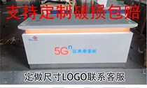Maintenance custom-made reception smart cashier luminous counter table seat accept Taiwan Business Hall 5G store experience Taiwan Unicom