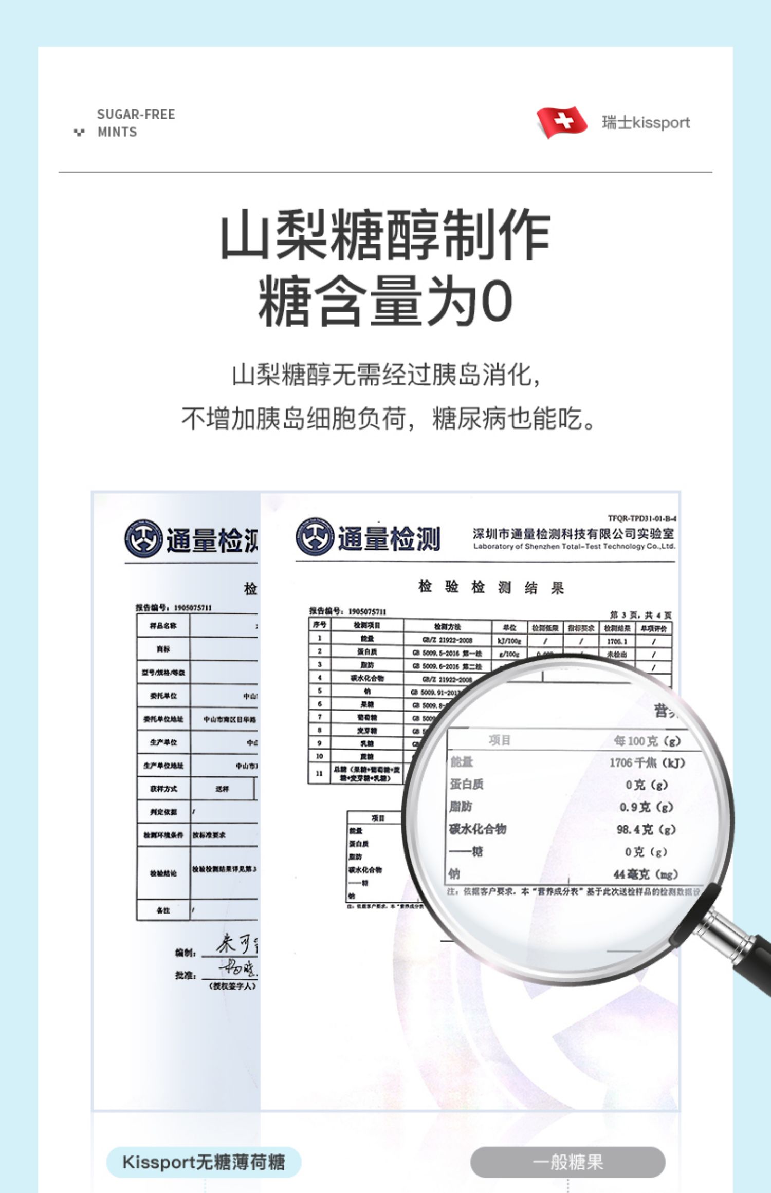 【拍7件】kissport无糖薄荷接吻糖