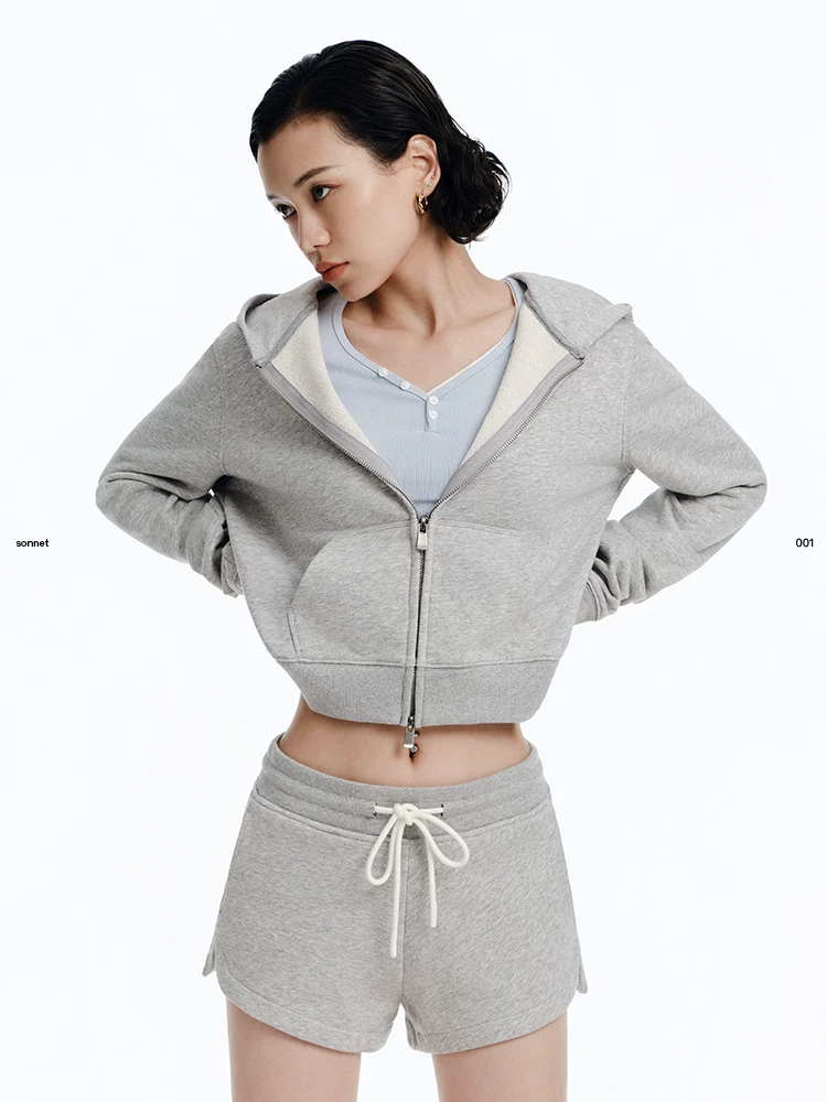 асомозим Sweatshirt с молнией, худи, кардиган, куртка для отдыха, оверсайз