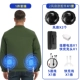 [длительное время автономной работы 1-го поколения] 2 аксессуара для вентиляторов + 1 кусок военного зеленого цвета, максимальная мощность ветра 20 часов