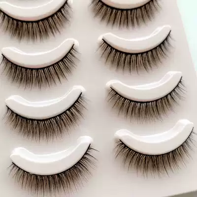 Close-to-the-eye quick hair false eyelashes natural simulation net red short supernatural thick female sticky eyebrows waterproof slender