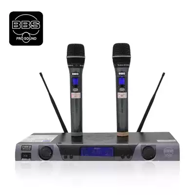 BBS U-666B GS wireless microphone one for two wireless microphone KTV stage wedding host home microphone