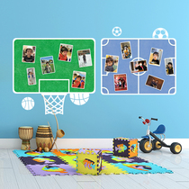 Football field goal playground design felt board soft tie board school corridor sports classroom wall decoration display board felt wall sticker message board kindergarten cork board photo wall background board