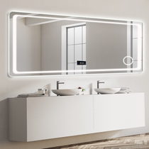 Toilet mirror LED with lamp mirror wall-mounted wall Fog Magnifier Makeup Bathroom smart bathroom mirror