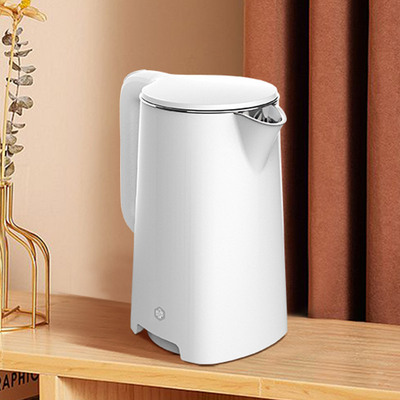 博堡电热水壶自动断电高效省时家用大容量304不锈钢水壶烧水电热