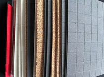 Custom glass with glue cork gasket layering Promotion factory Straight-in-store deep-processing anti-shock transport storage Po