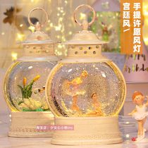 Music box crystal ball ballet dance music box Snowflake girl heart to send girlfriends girl birthday gift