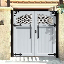 Internet celebrity garden door villa courtyard door fresh and elegant courtyard door outdoor electric door B&B door rural door