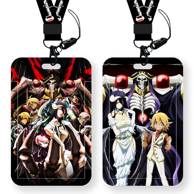 OVERLORD peripheral card set student campus card meal card bus card access control subway card with long lanyard work tag