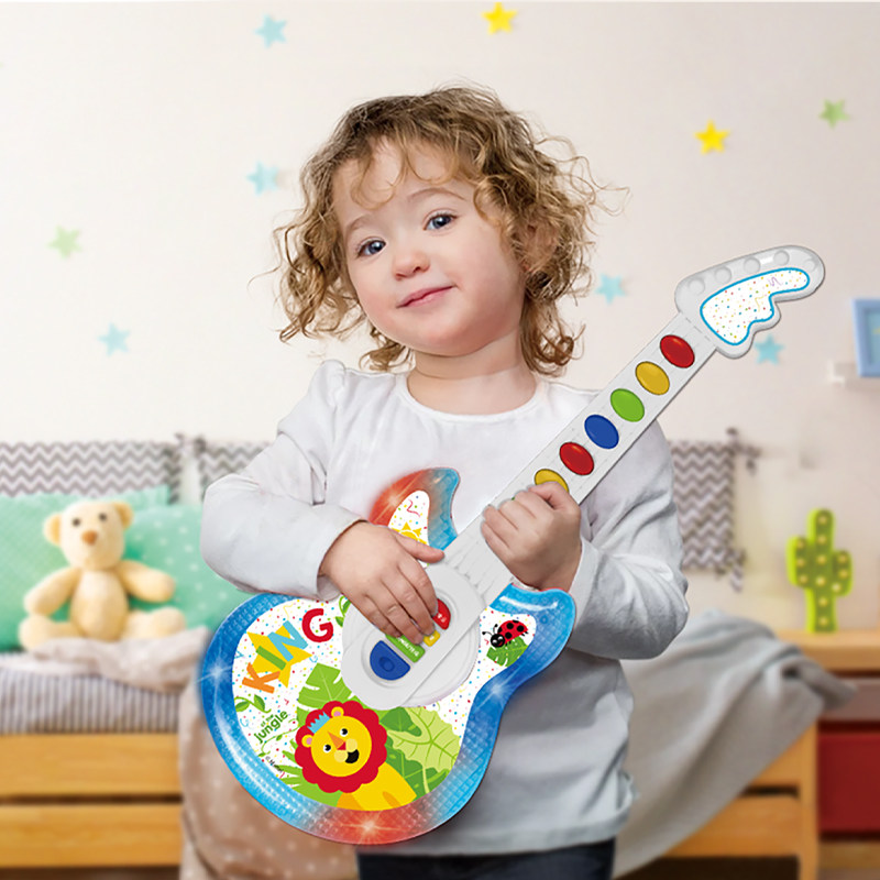 Children's electric guitar multifunction baby beginner emulation instrument male girl gift music electronic guitar toy-Taobao