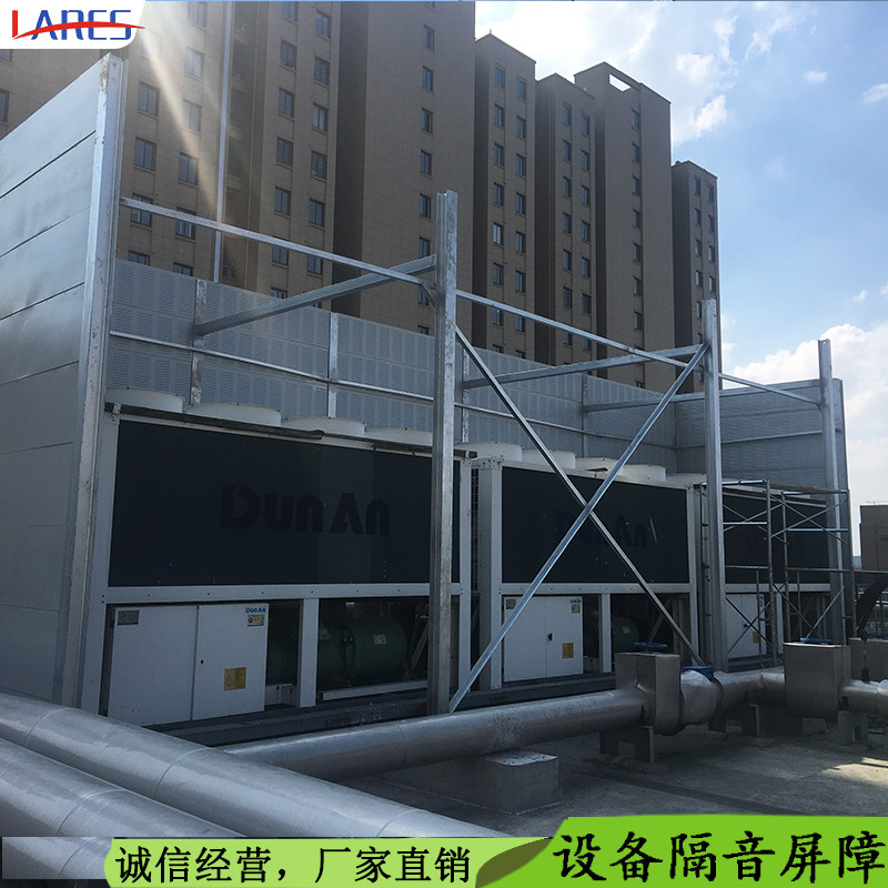 High-speed secondary highway sound insulation screen Transparent sound barrier louver hole galvanized sheet cooling tower air conditioning equipment noise reduction factory