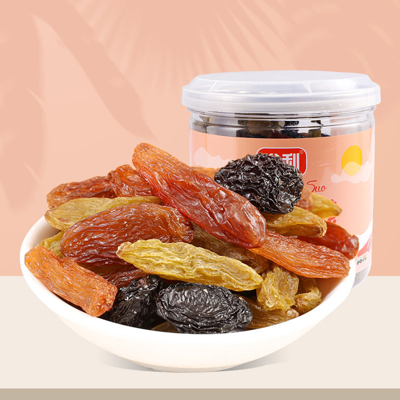 Hongxiangfei raisin 2021 new goods Xinjiang special grade no-wash Turpan extra large raisin seedless preserved fruit preserves