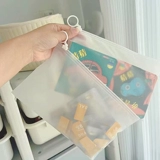 Брендовая портативная матовая водонепроницаемая сумка для хранения с молнией