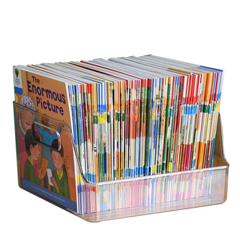 Book storage box transparent student a4 sorting tool