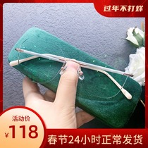 Myopia Glasses Female Degrees Can Be Vegan Glasses Super Light Eyewear Glasses female fit large face Slim Optic Glasses