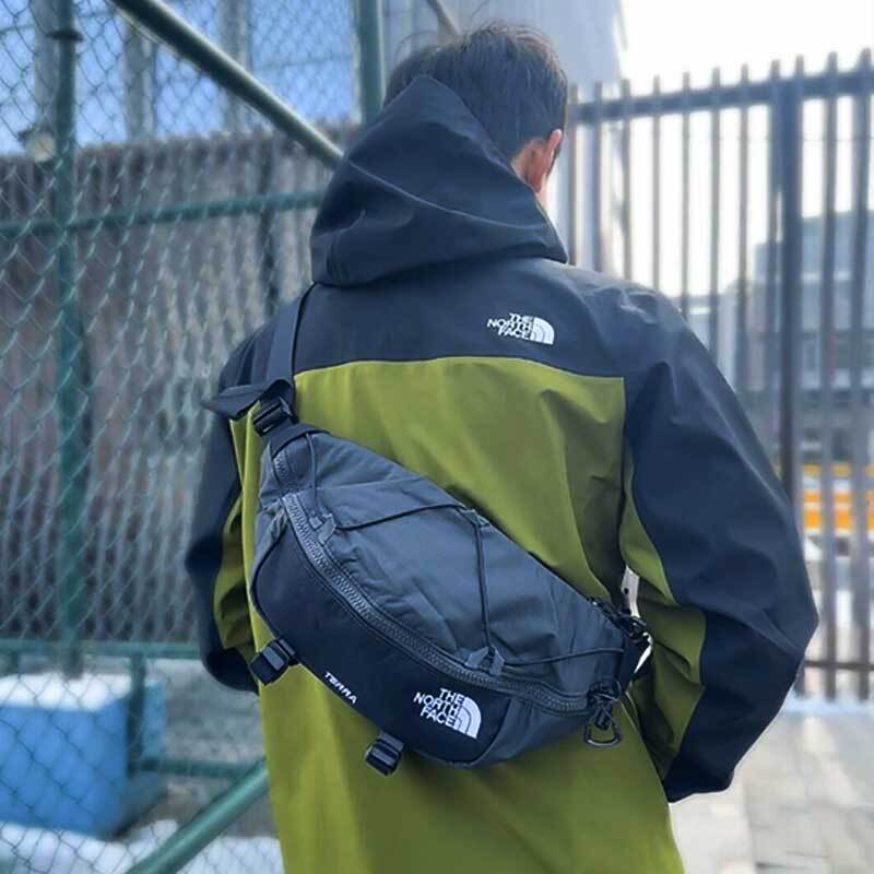 Thenorthface North Face Waist Bag for Men and Women 26 Spring and Summer Outdoor Cycling Crossbody Bag Convenient Mobile Phone Chest Bag 81En