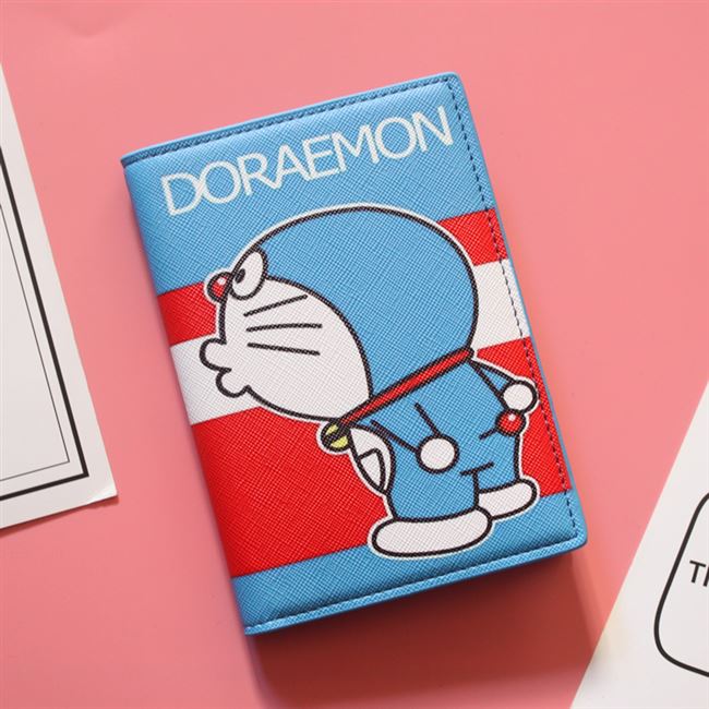 Du lịch nước ngoài cô gái dễ thương phim hoạt hình dễ thương Doraemon mèo hộ chiếu thiết lập hộ chiếu không thấm nước gói ID - Túi thông tin xác thực bao hộ chiếu nam