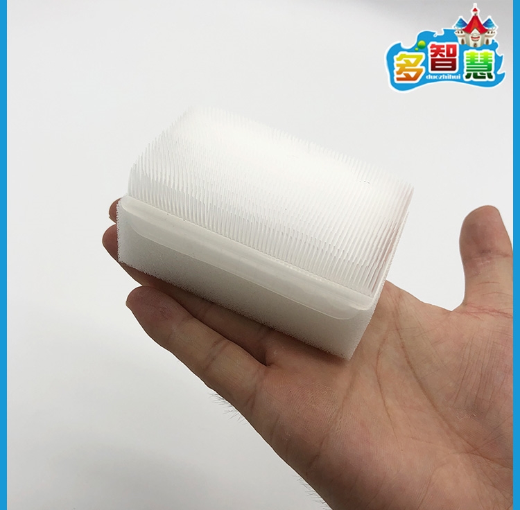 Baby sensory integration touch massage brush baby child tactile bath bath brush head soft hair body training silicon