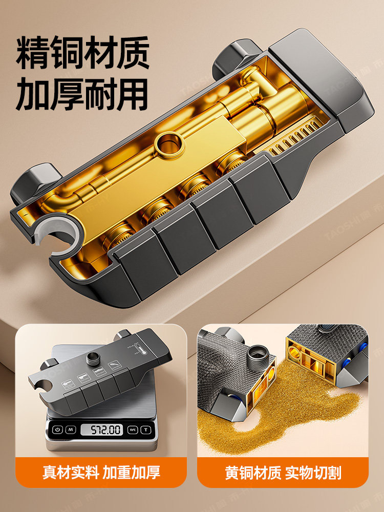 Includes Installation, Fine Copper Shower Head Set, Bathroom Household Rain Shower Head, Pressurized Shower Head, 2026 New Model