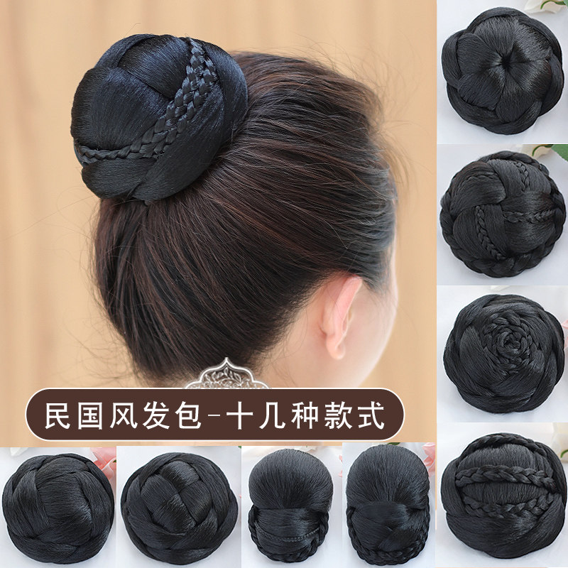 秀禾发包怎么盘不塌?3步搞定中式盘发造型!_发包_淘宝美妆网