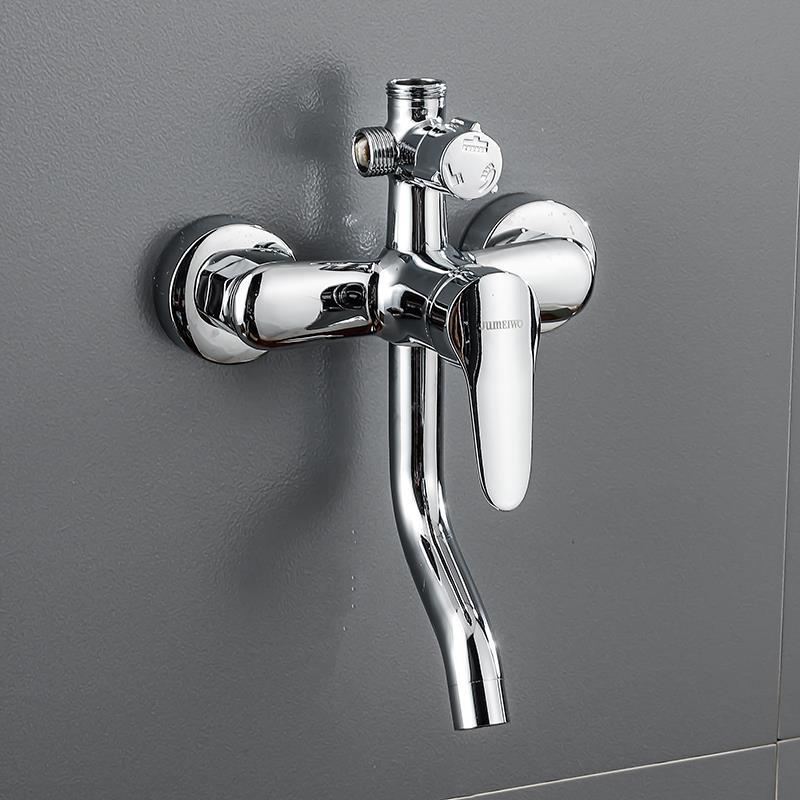 All-Copper Mixing Valve Hot and Cold Water Faucet Shower Bath Switch Mixing Faucet Universal Bathroom Bathtub Shower Accessories All-Copper Mixing Valve Hot and Cold Water Faucet Shower Bath Switch Mixing Faucet Universal Bathroom Bathtub Shower Accessories
