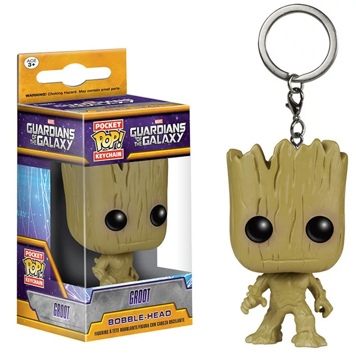 Figurine Funko POP Guardians of the Galaxy: Tree Man Groot Star-Lord Rocket Raccoon, персональные аксессуары Тялер